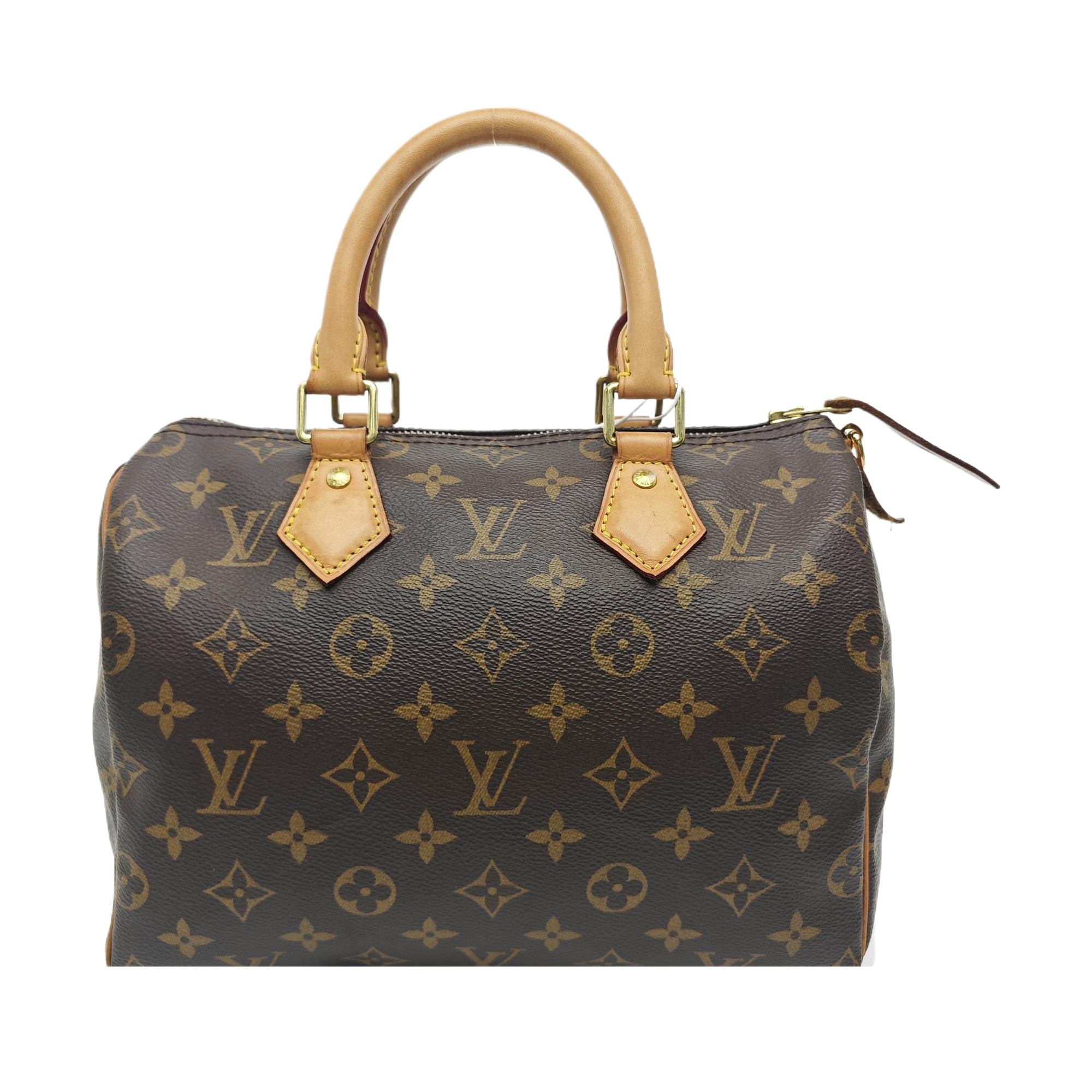 SPEEDY 25 Monogram Coated Canvas Brown