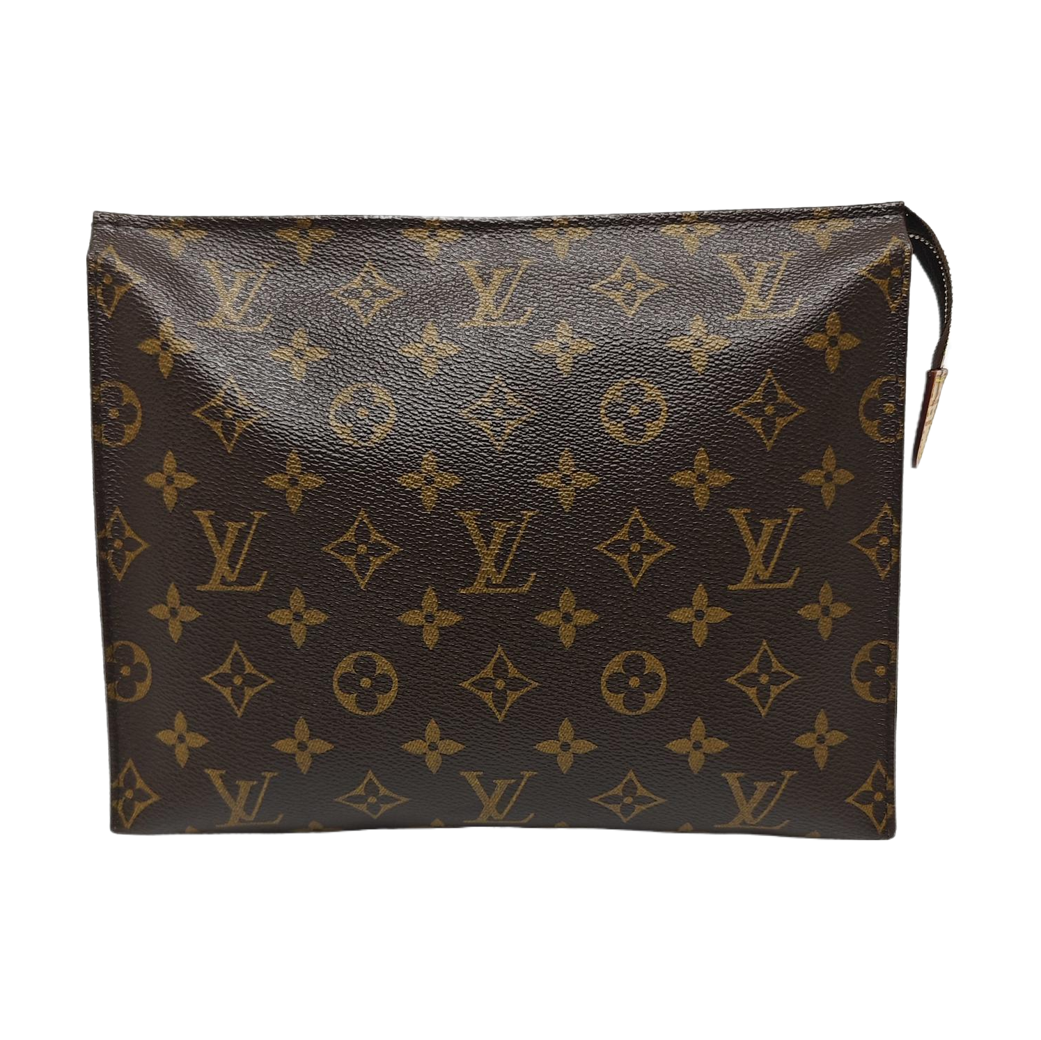 TOILET POCKET 26 Monogram Coated Canvas Brown