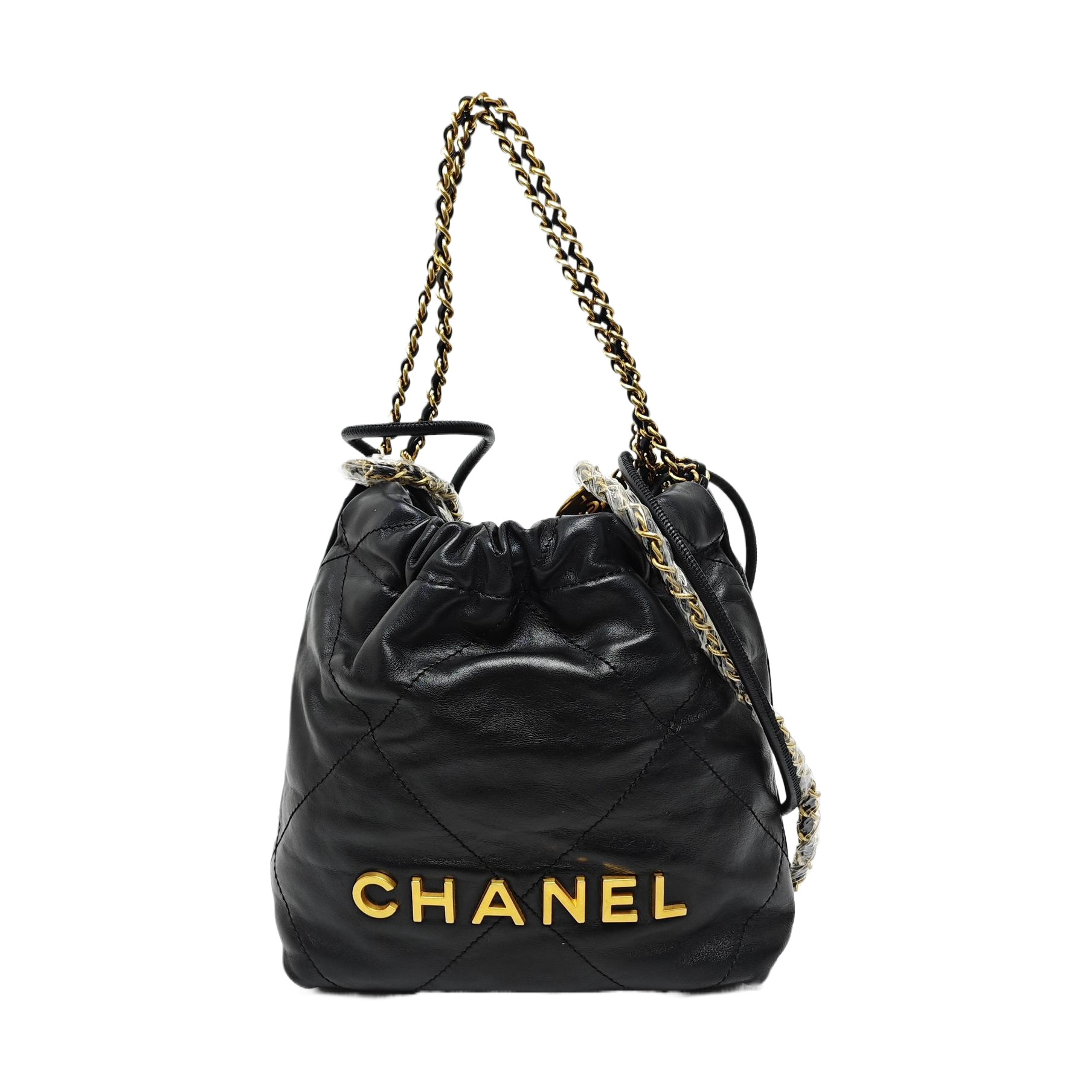 CHANEL 22 Mini Quilted Calfskin Black