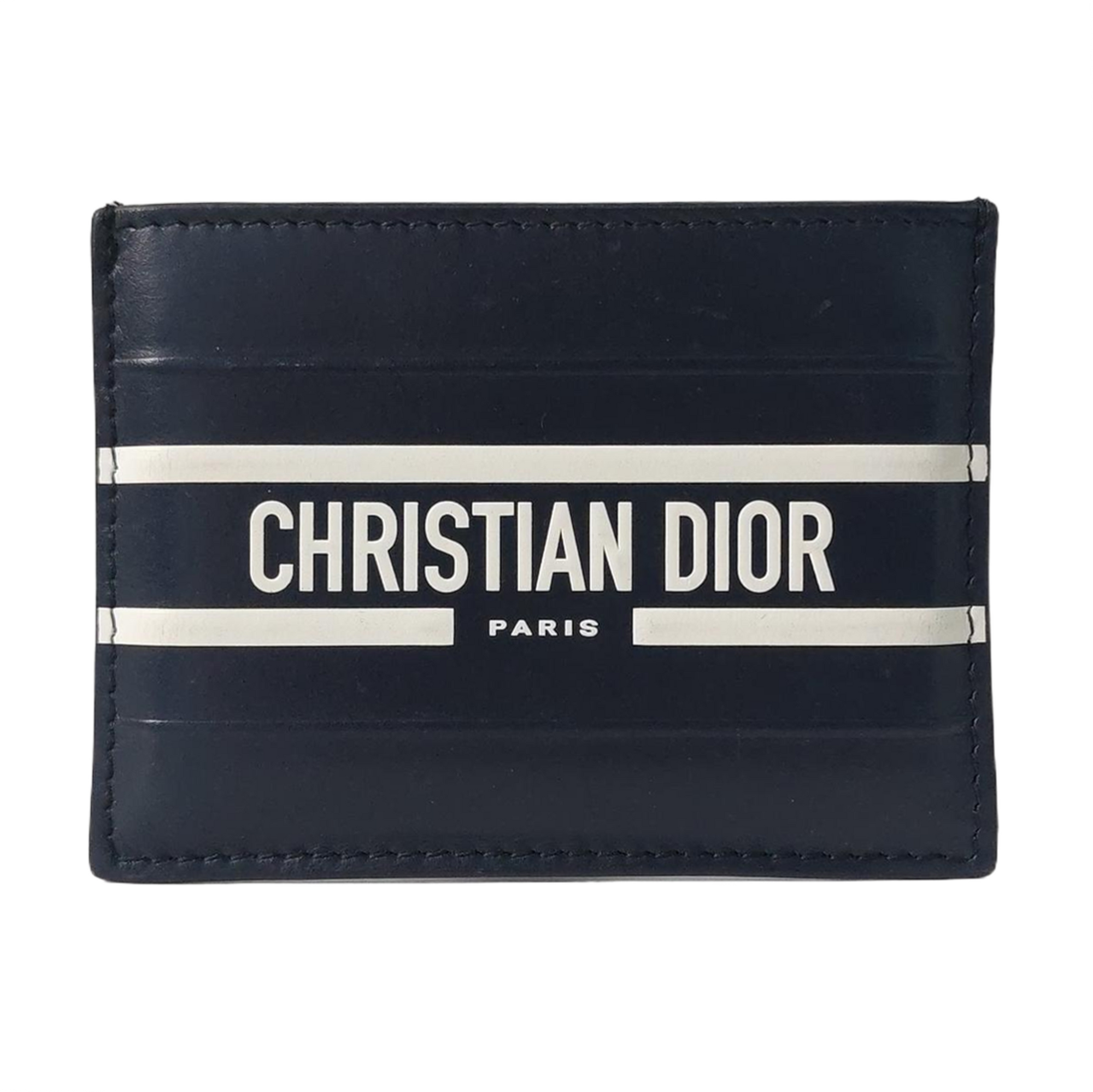 Calfskin Card Holder Blue