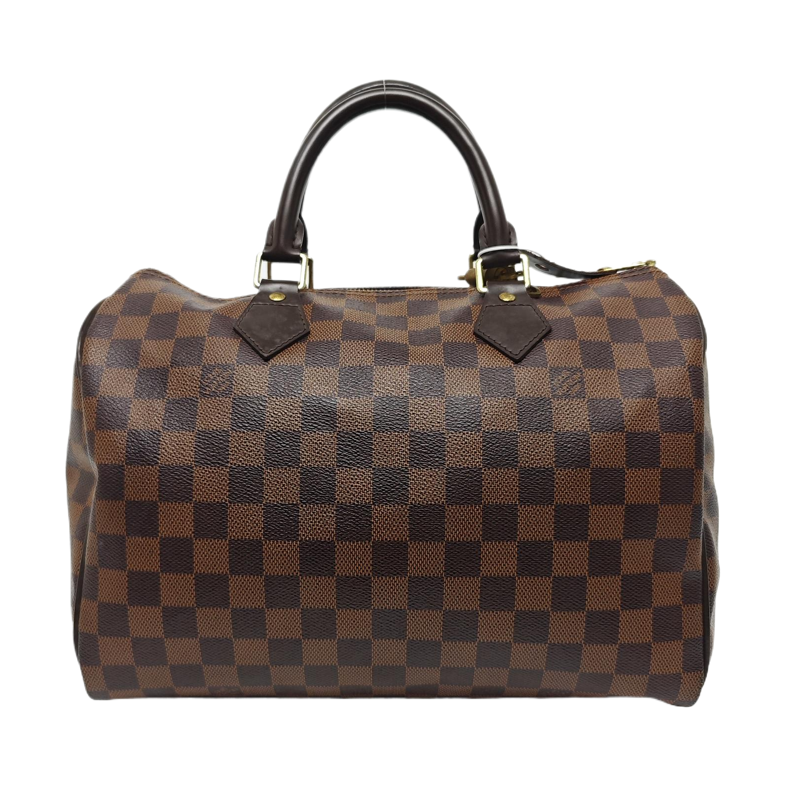 SPEEDY 30 Damier Ebene Coated Canvas Brown