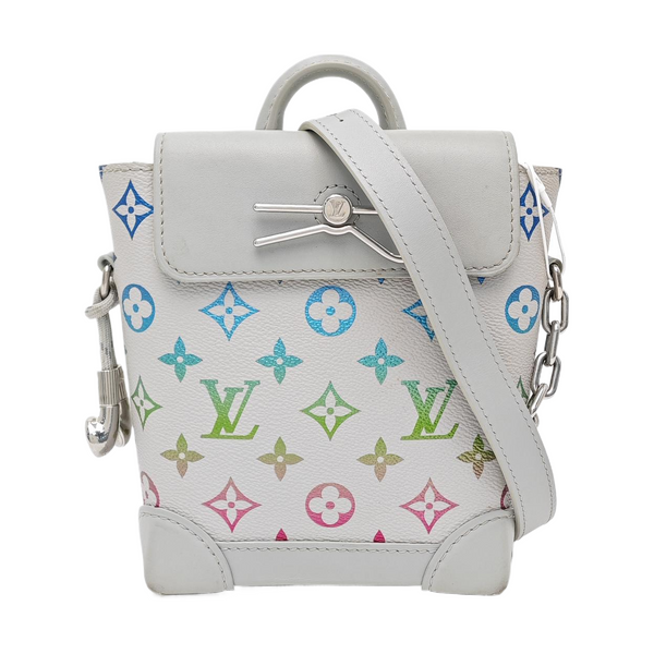 STEAMER MM Monogram Coated Canvas Gray