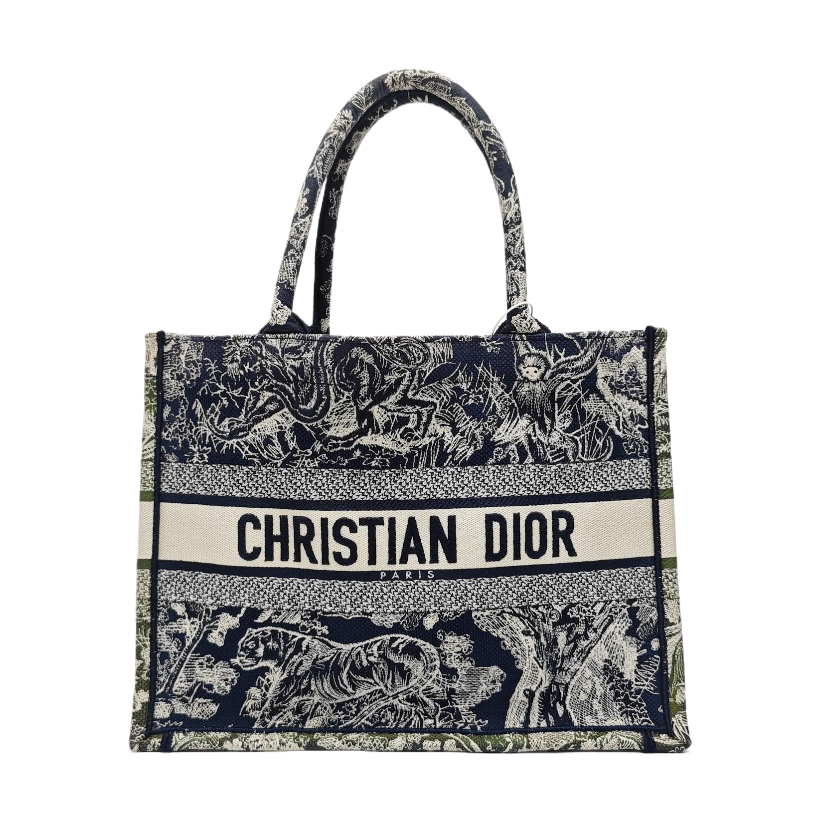 Book Tote Medium Fabric Blue
