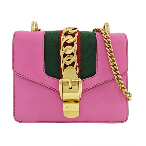 Sylvie Mini Calfskin Pink