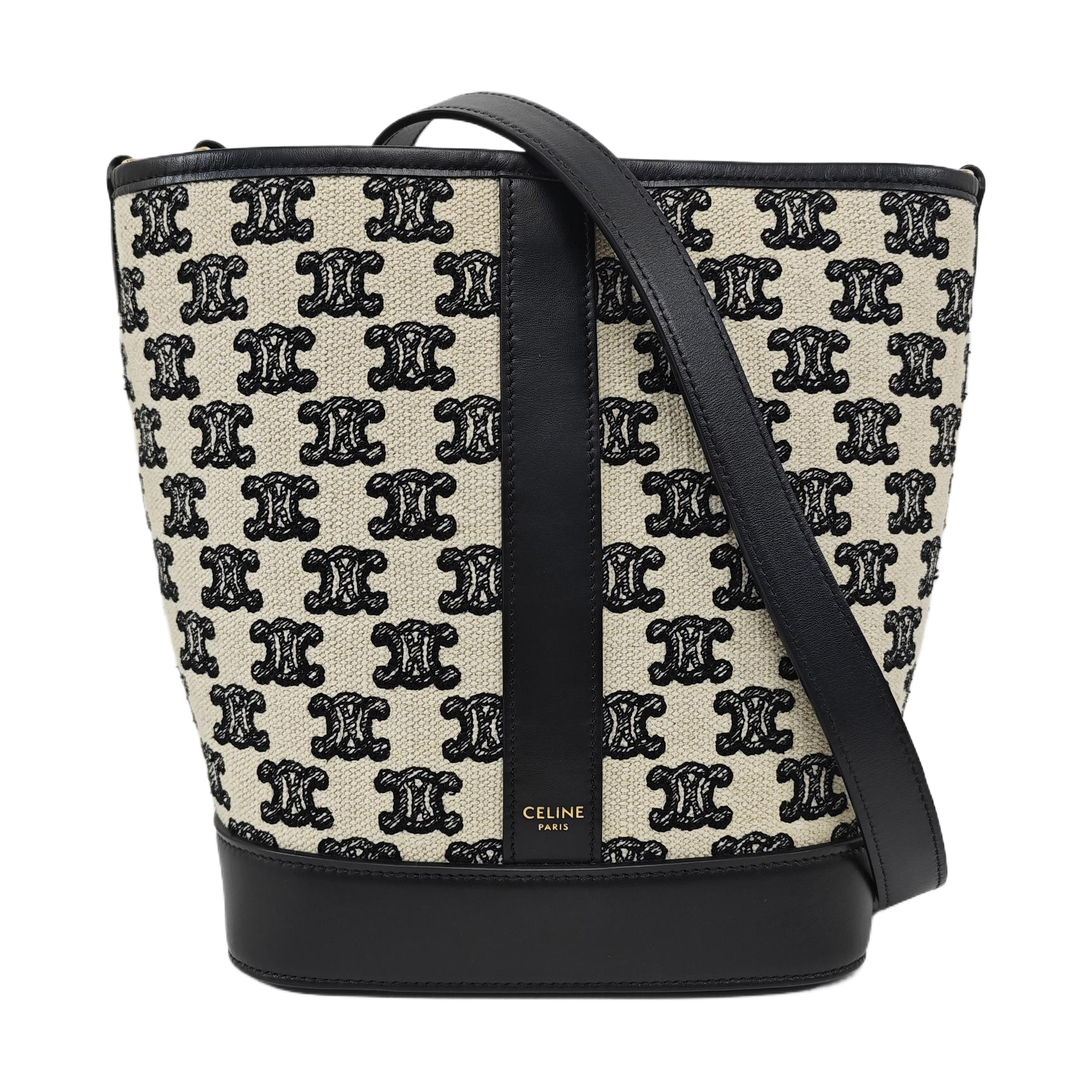 Canvas Bucket Bag White