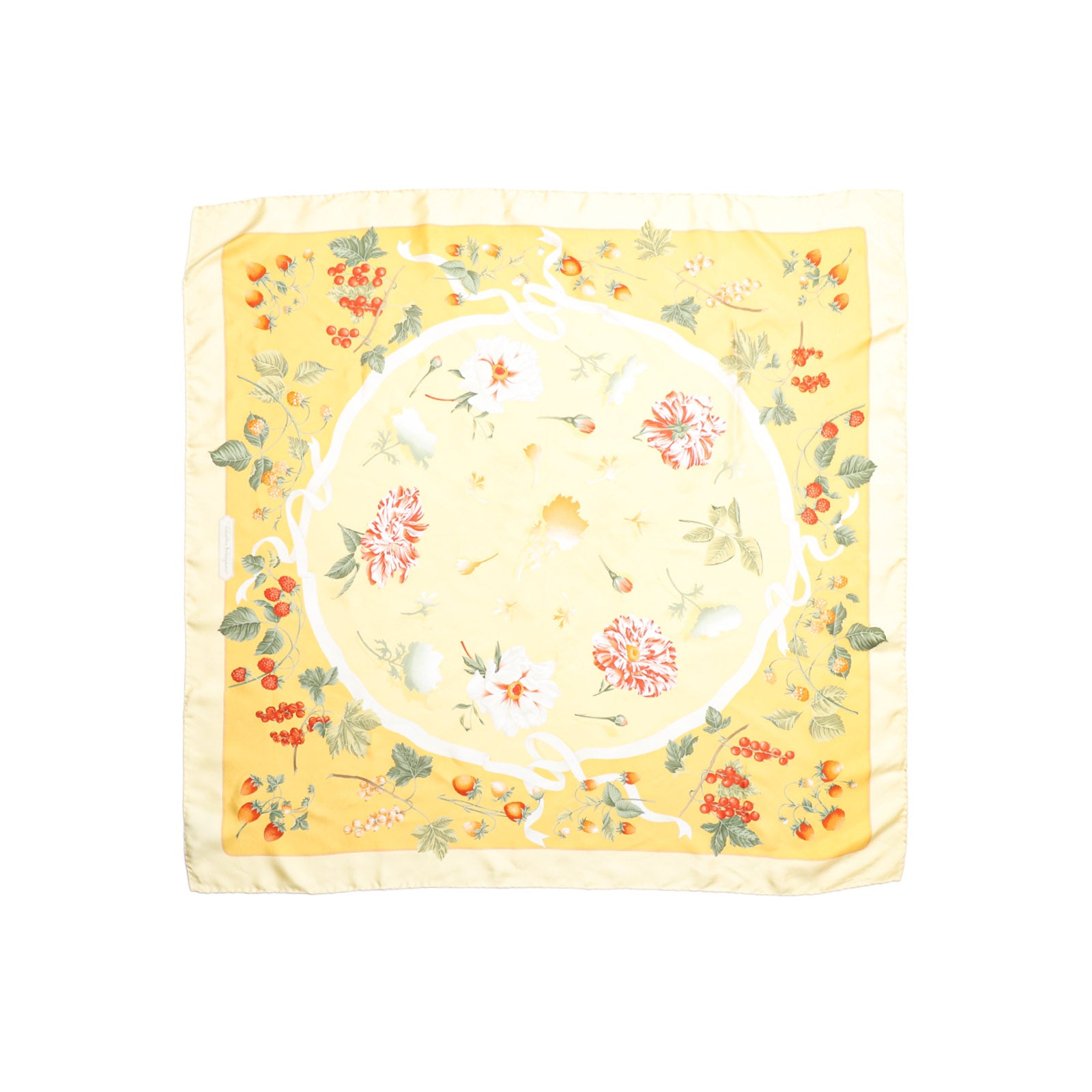 Mulberry Silk Yellow Silk Scarf