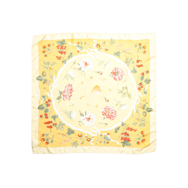 Mulberry Silk Yellow Silk Scarf