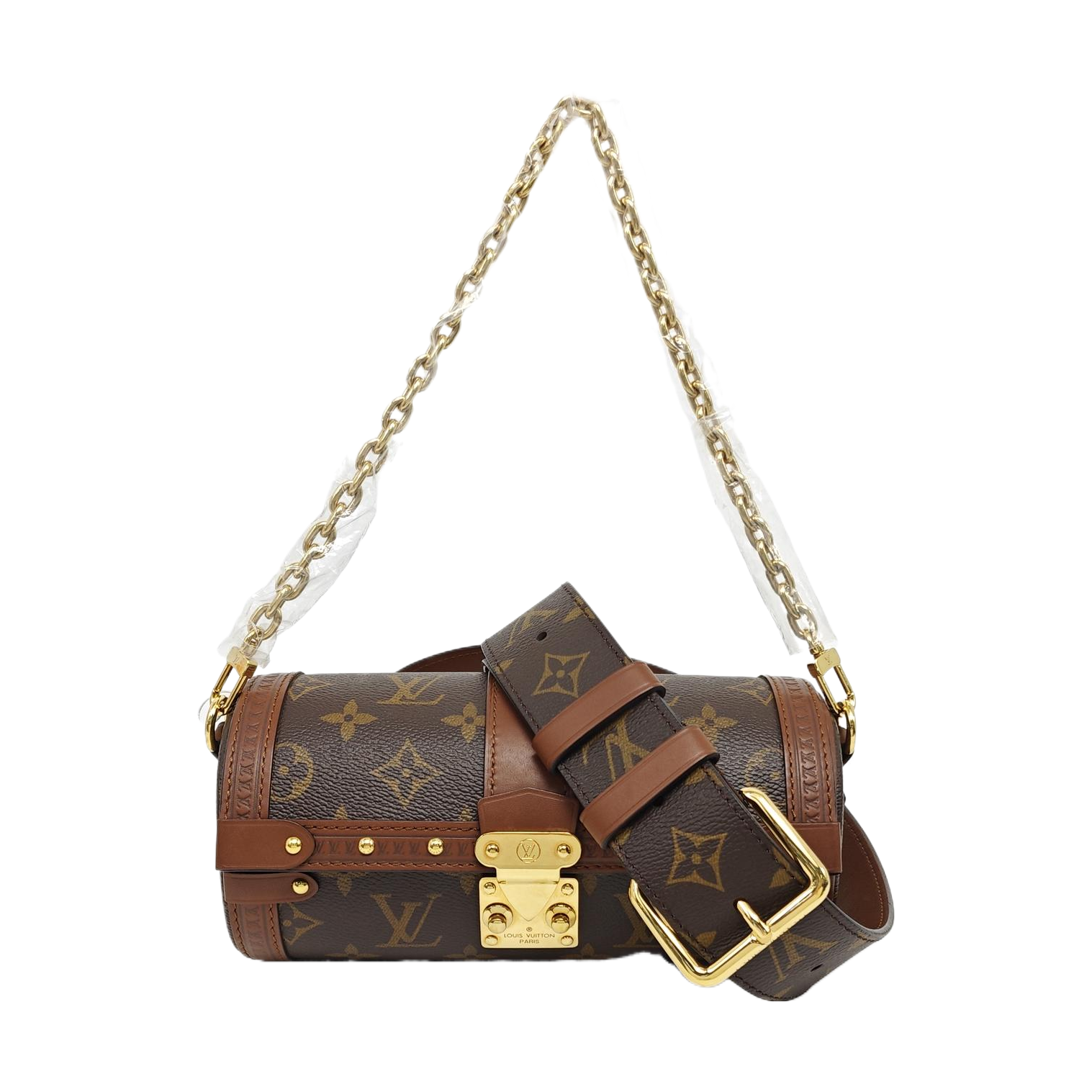 PAPILLON 19 Monogram Coated Canvas Brown