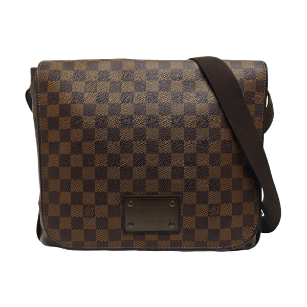 BROOKLYN Damier Ebene Coated Canvas Brown
