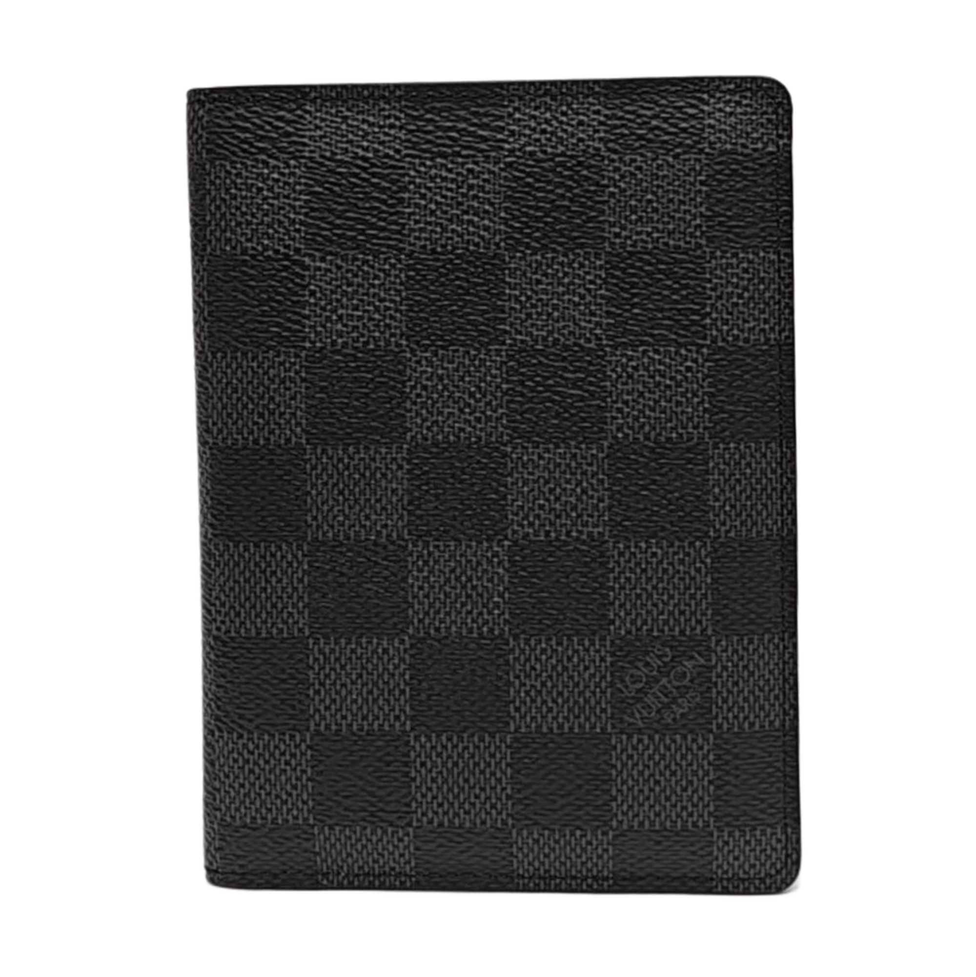 SMART Damier Graphite Coated Canvas Gray Card Holder