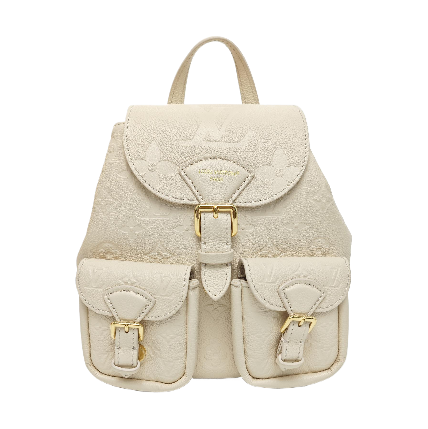 BACKUP Monogram Calfskin White