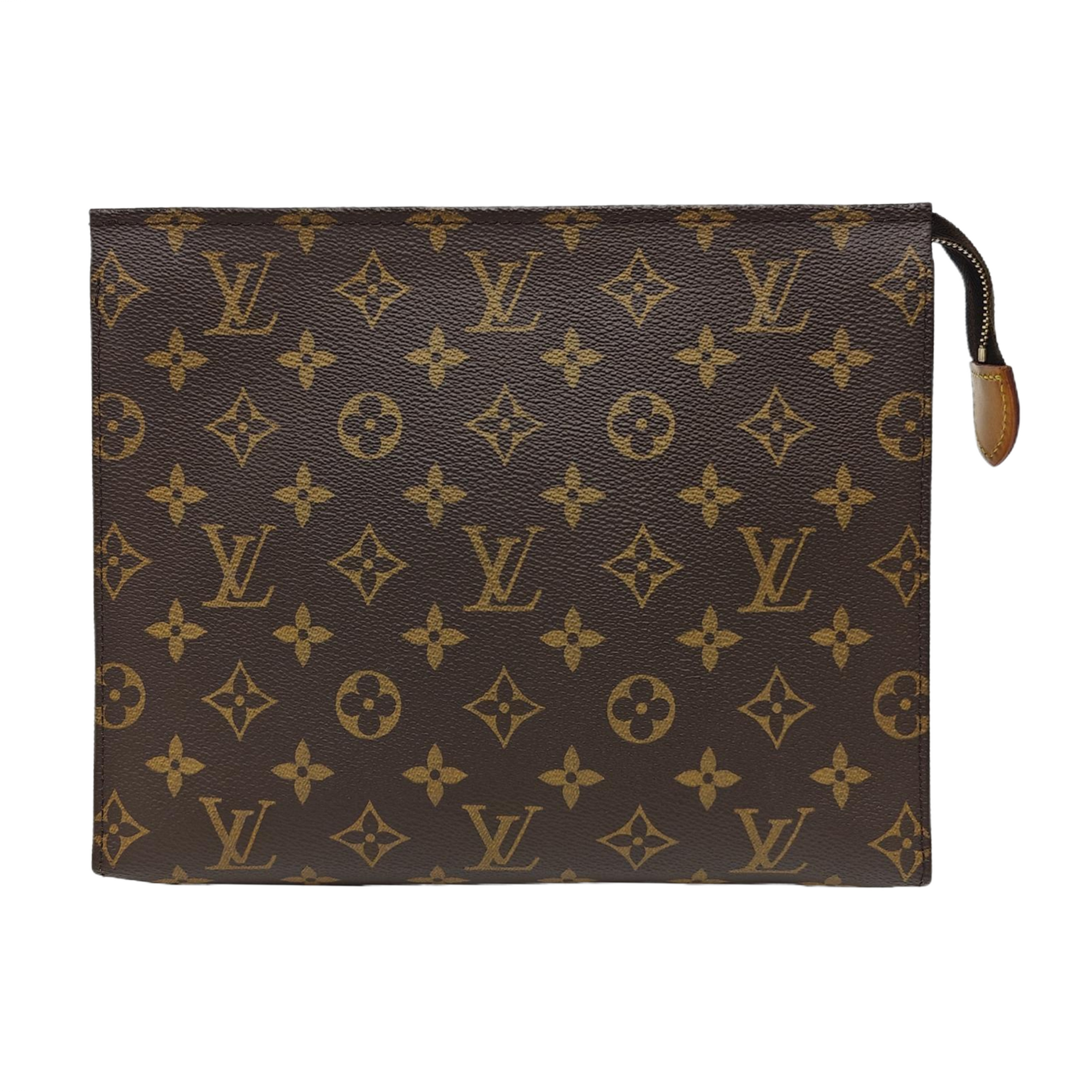 TOILET POCKET 26 Monogram Coated Canvas Brown