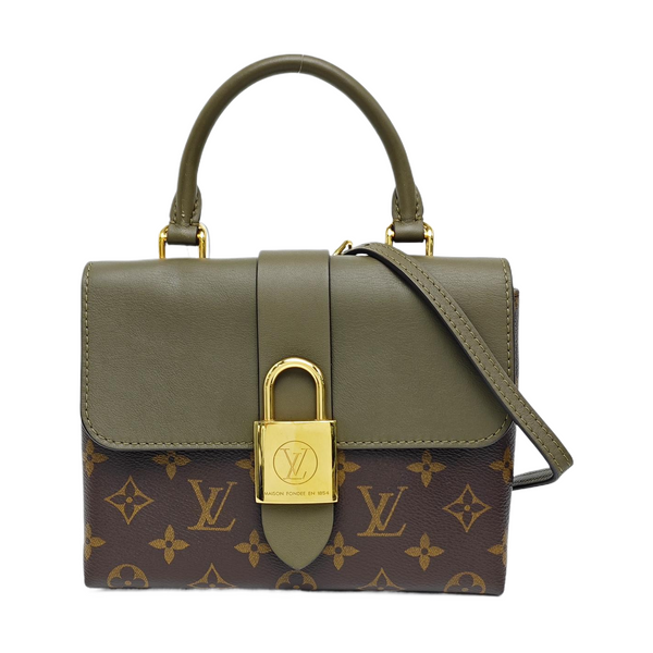 LOCKY BB Monogram Calfskin Green
