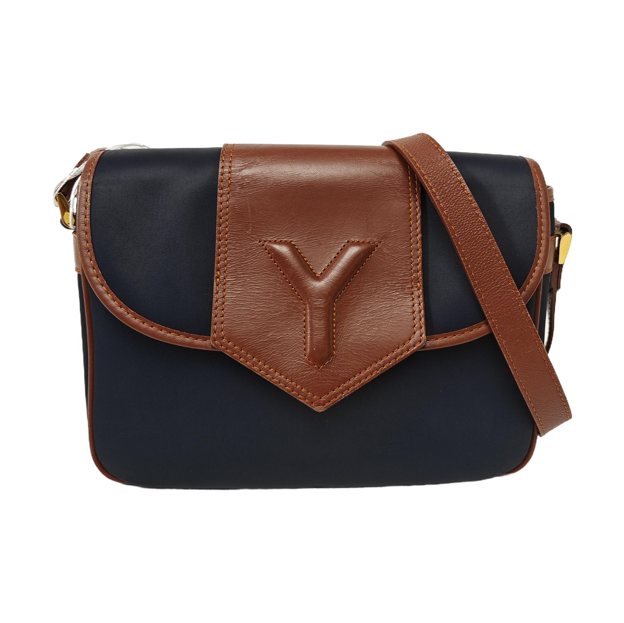 Nylon Shoulder Bag Blue