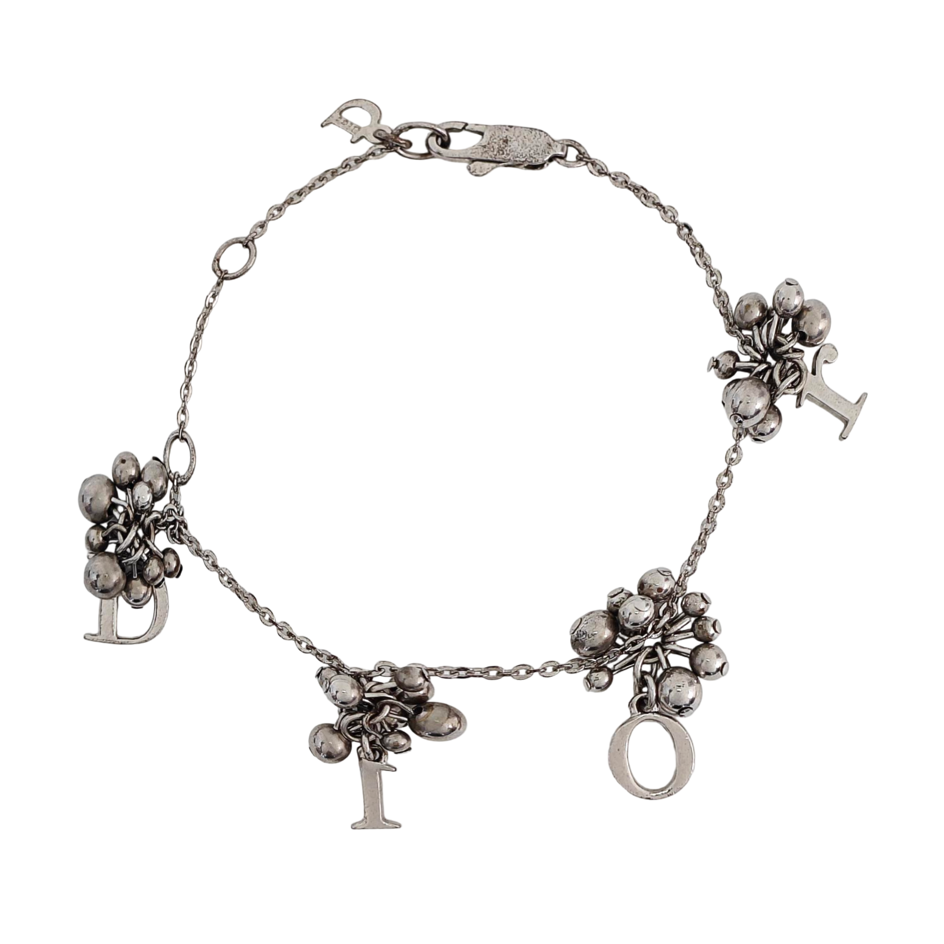 Dior Oblique Metal Silver Bracelet