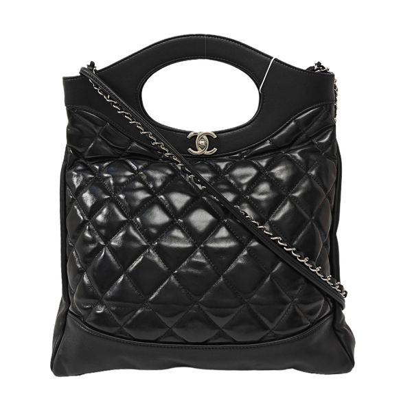 CHANEL 31 Small Quilted Calfskin Black