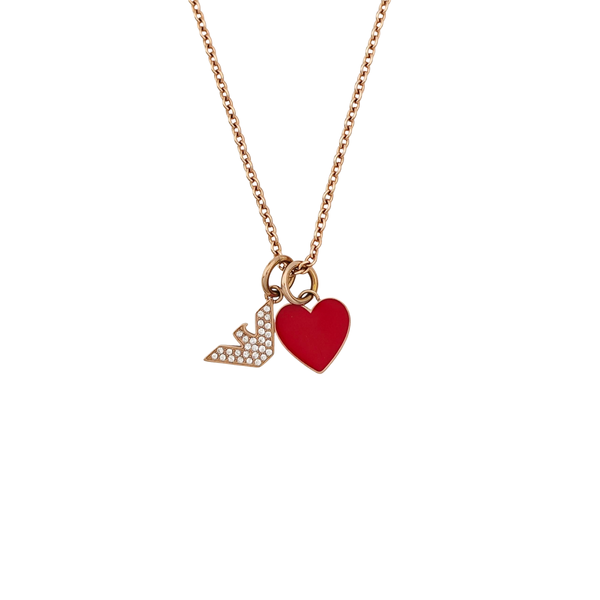 Steel Rose Gold Necklace