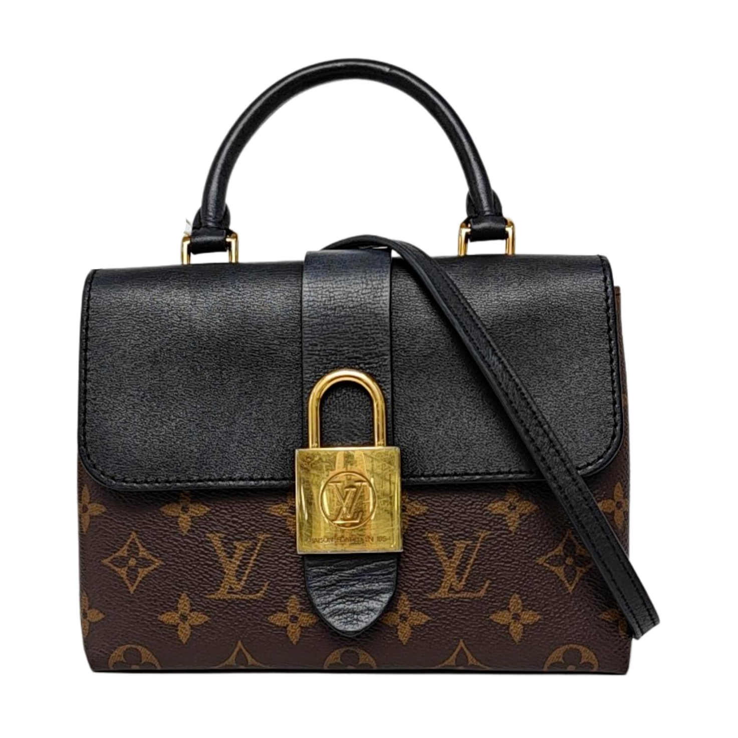 Authenticated pre-owned  LOCKY BB Monogram Coated Canvas Brown - Shoulder Bag at Looply