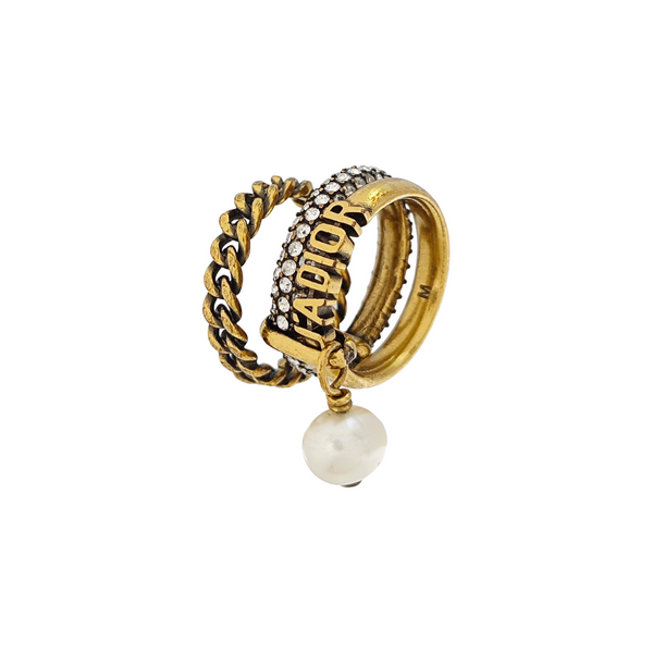 J'adior Metal Gold Ring EU 51