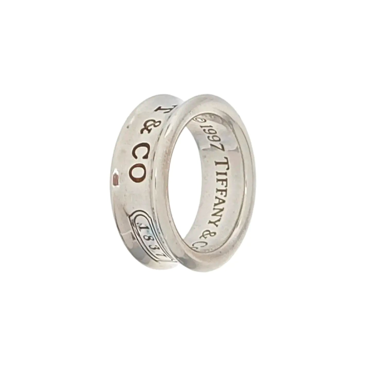 Tiffany 1837 925 Sterling Silver Ring EU 46