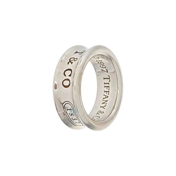 Tiffany 1837 925 Sterling Silver Ring EU 46