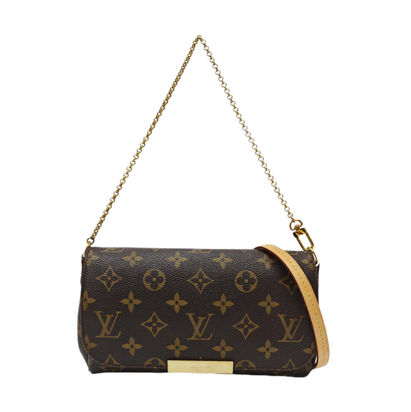 FAVORITE PM Monogram Coated Canvas Brown