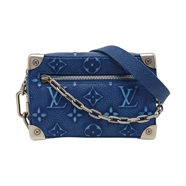 SOFT TRUNK Mini Monogram Calfskin Blue