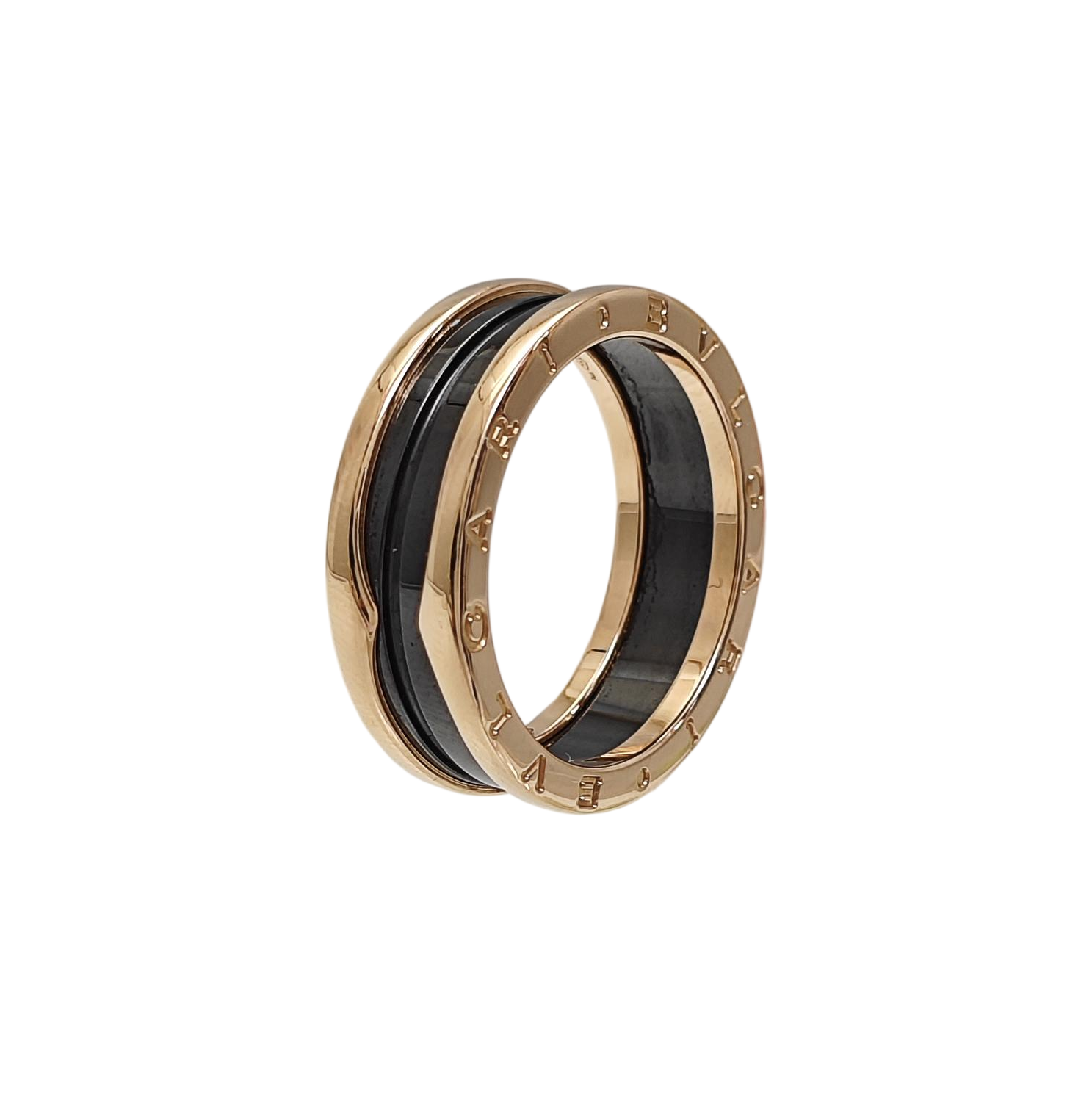 B.ZERO1 18k Rose Gold Ring EU 66