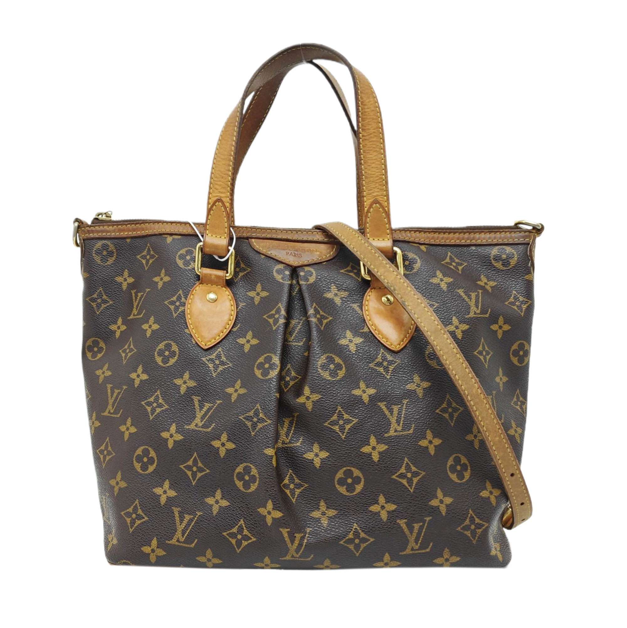 PALERMO PM Monogram Coated Canvas Brown