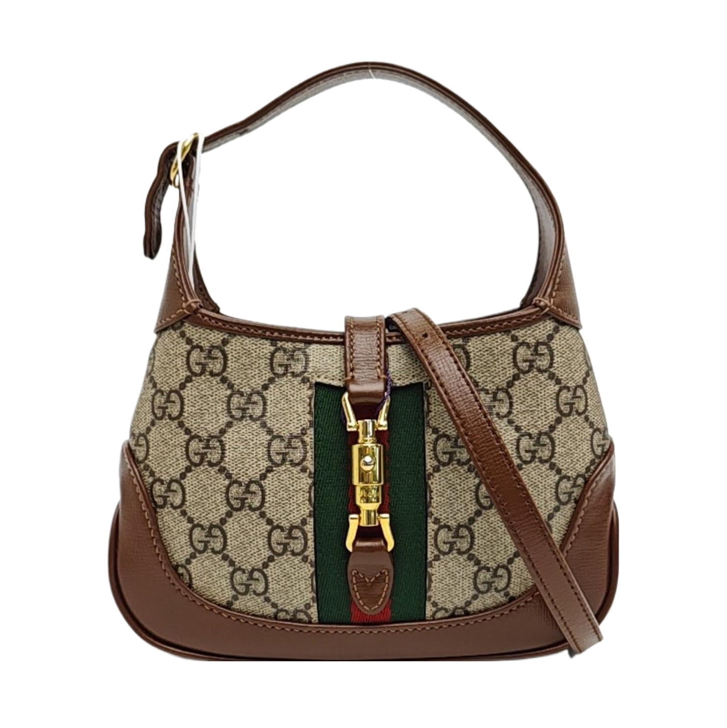 Jackie 1961 Mini Monogram Coated Canvas Beige