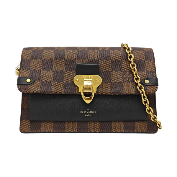 VAVIN Damier Ebene Coated Canvas Brown
