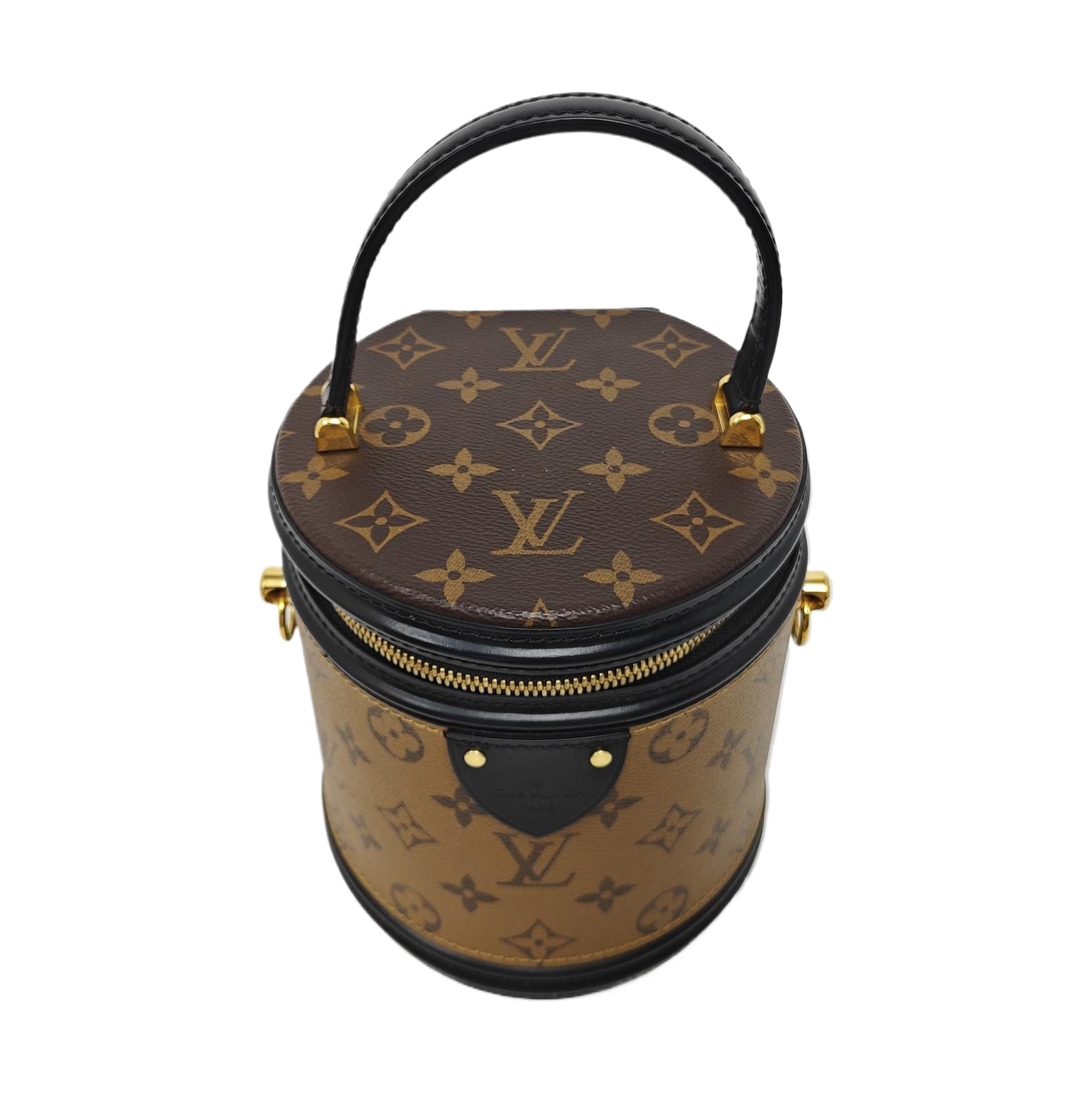 CANNES PM Monogram Coated Canvas Brown