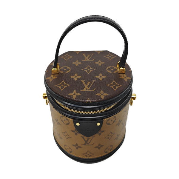 CANNES PM Monogram Coated Canvas Brown