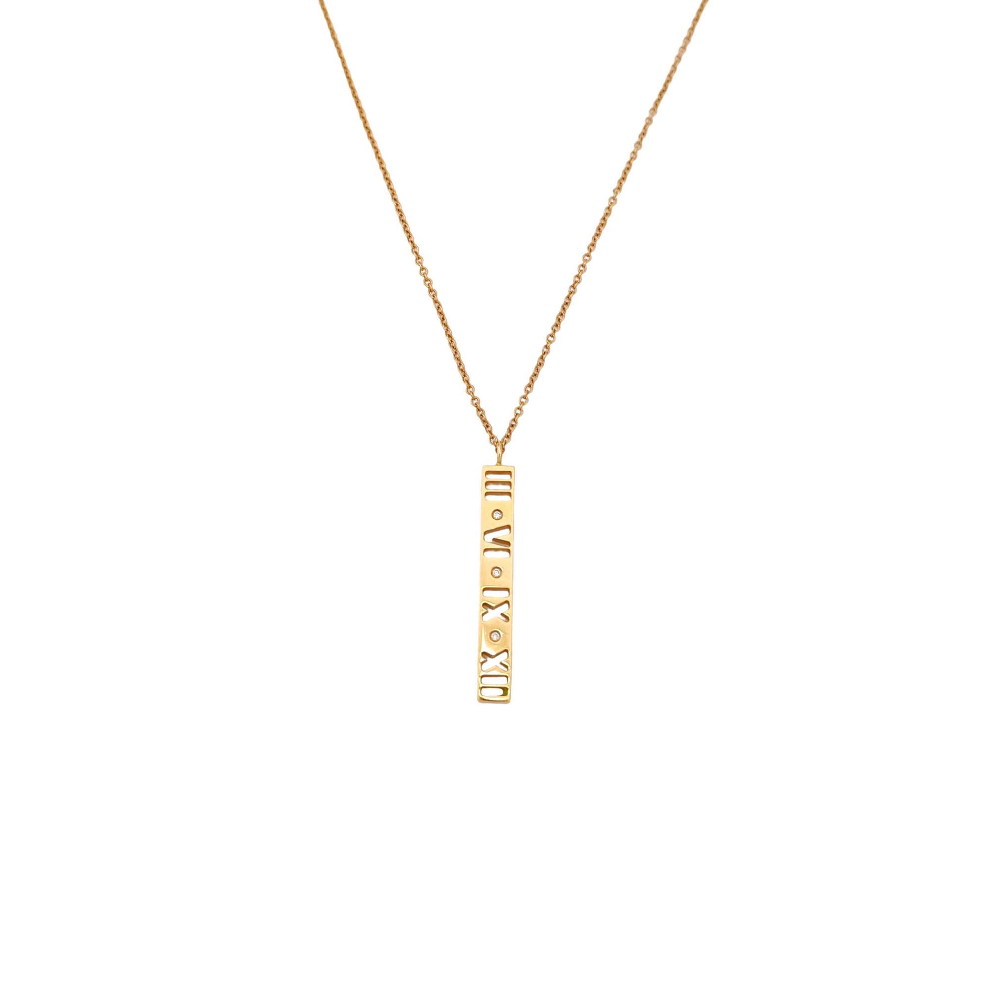 Atlas 18k Gold Rose Gold Necklace