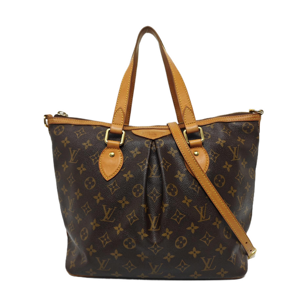 PALERMO PM Monogram Coated Canvas Brown
