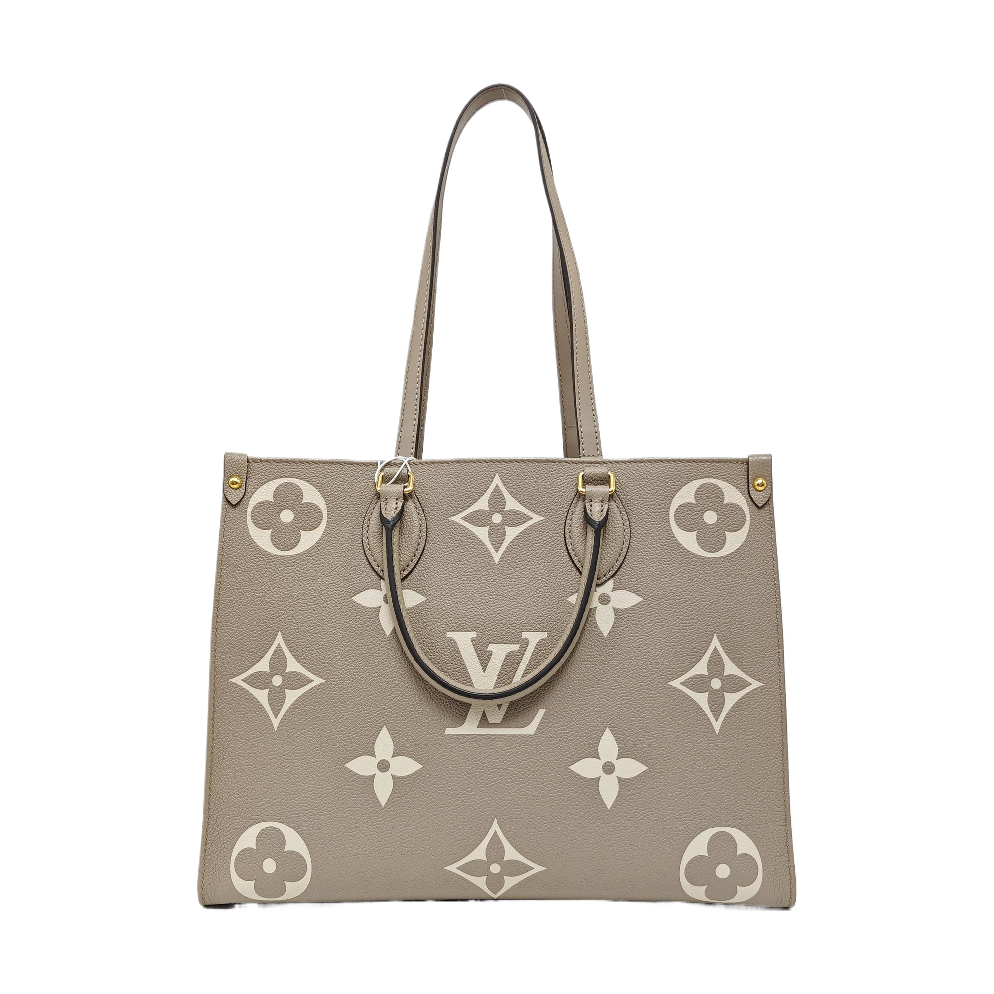 ONTHEGO MM Monogram Calfskin Gray