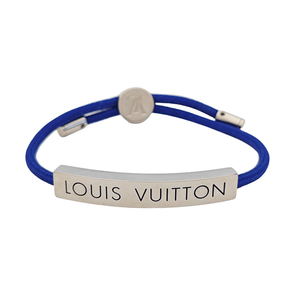 SPACE LV Fabric Blue Bracelet