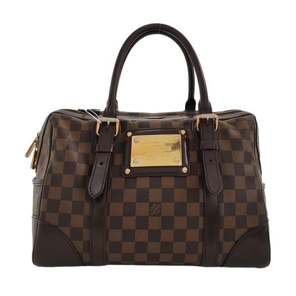BERKELEY Damier Ebene Coated Canvas Brown