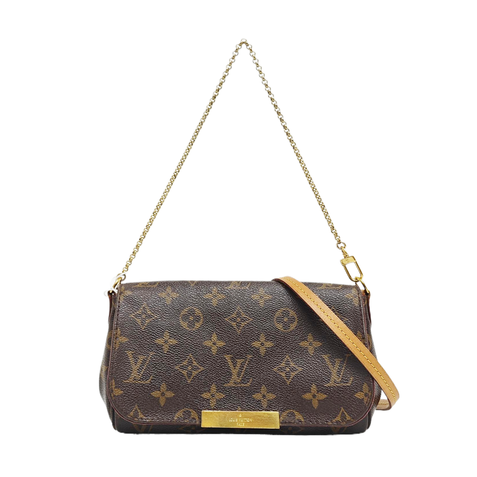 FAVORITE PM Monogram Coated Canvas Brown