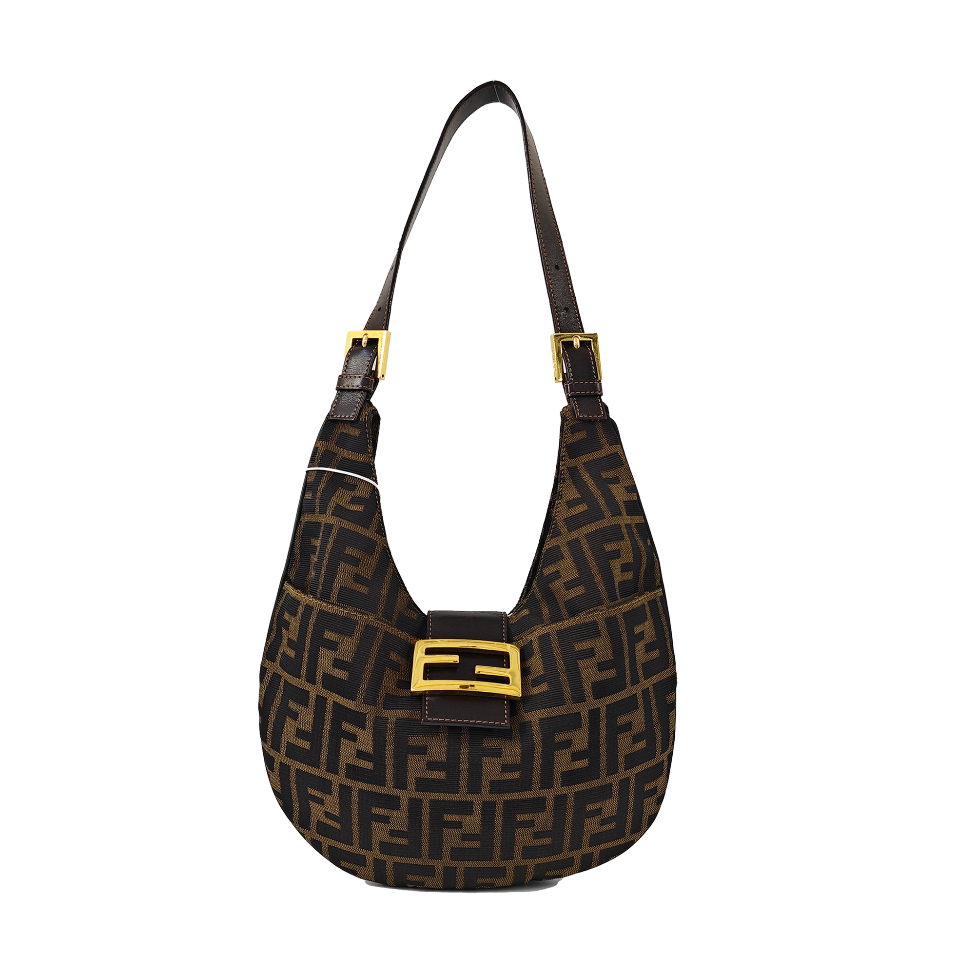 Canvas Shoulder Bag Brown