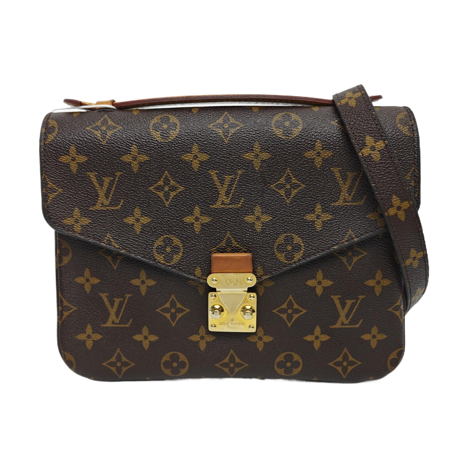 MÉTIS MM Monogram Coated Canvas Brown