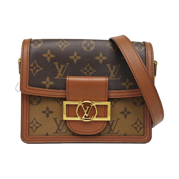 DAUPHINE Mini Coated Canvas Brown