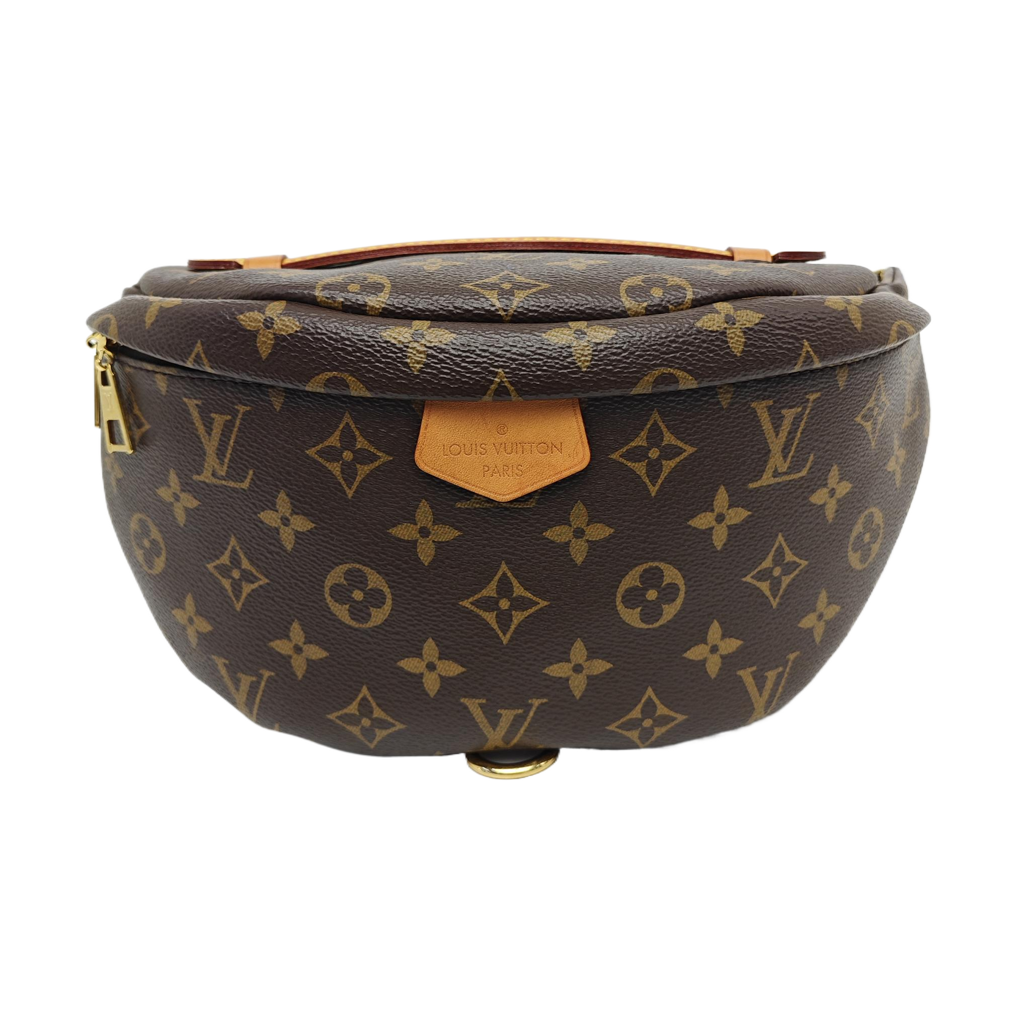 BUMBAG Monogram Coated Canvas Brown
