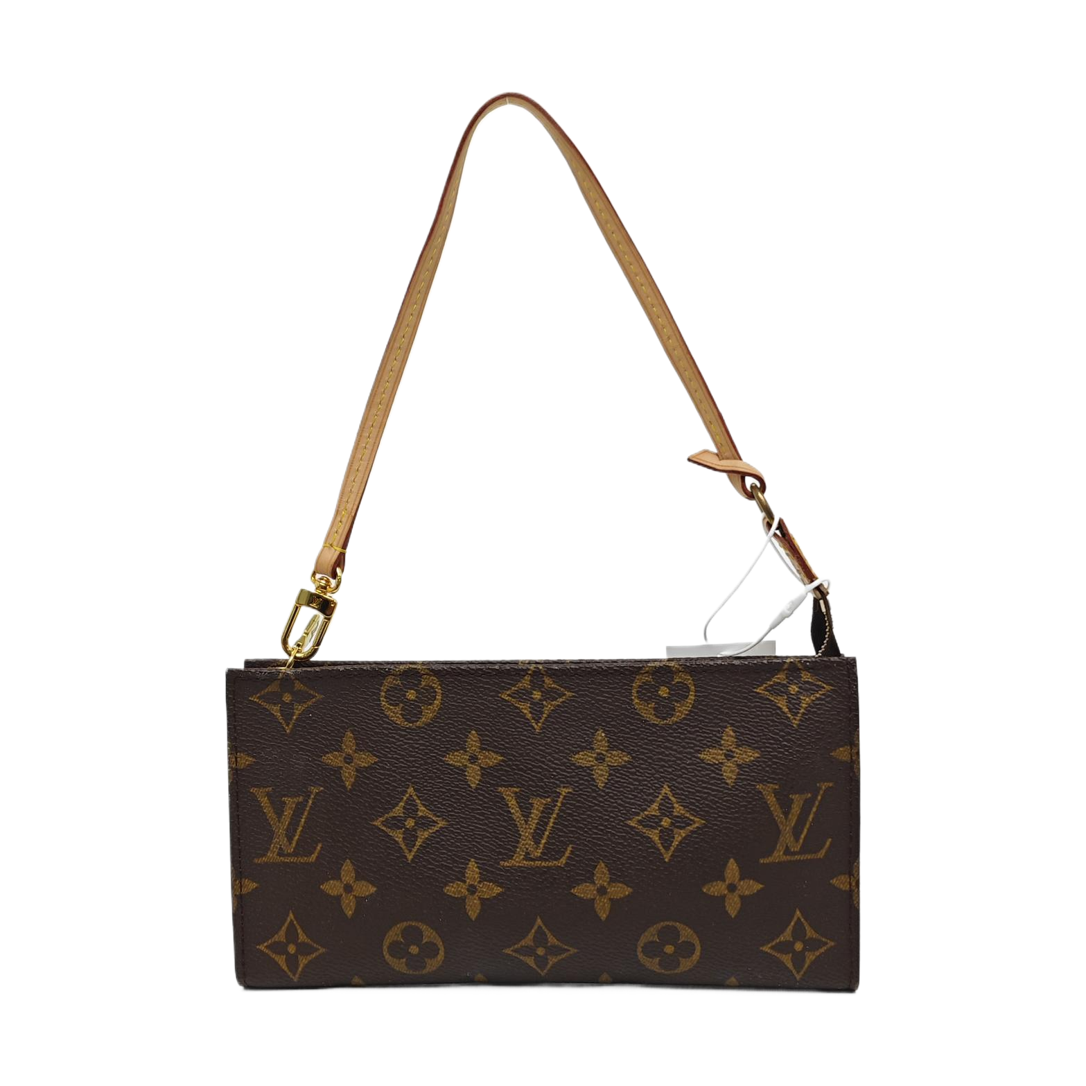 Monogram Coated Canvas Shoulder Bag Brown