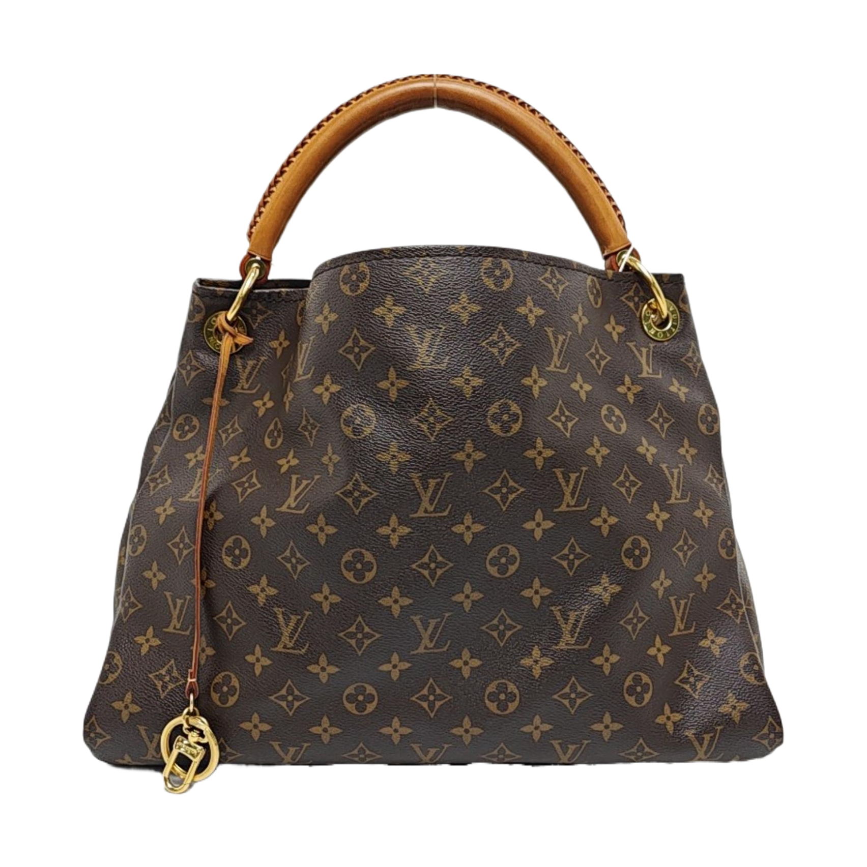 ARTSY MM Monogram Coated Canvas Brown