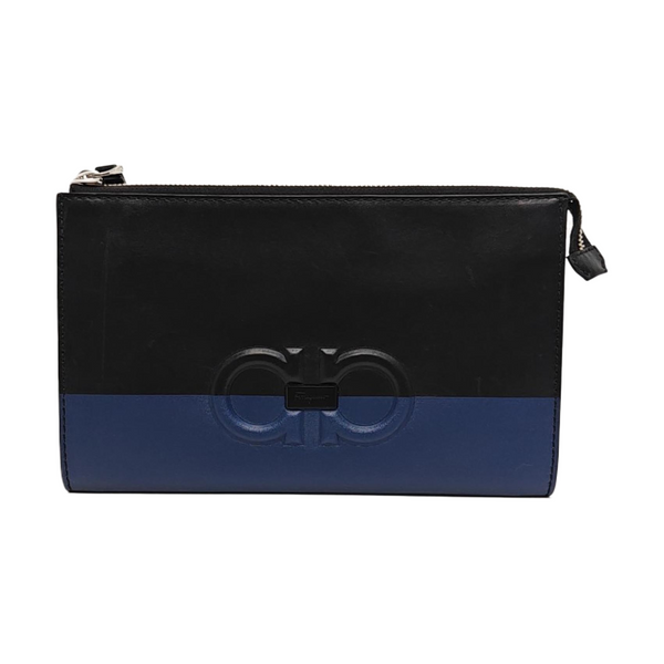 Gancini Calfskin Black