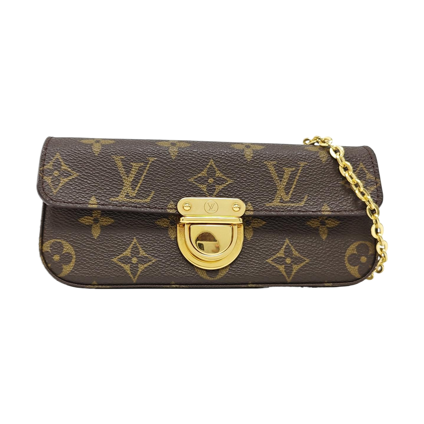 Monogram Coated Canvas Top Handle Bag Brown