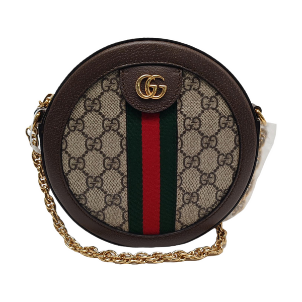 Ophidia Mini Monogram Coated Canvas Beige