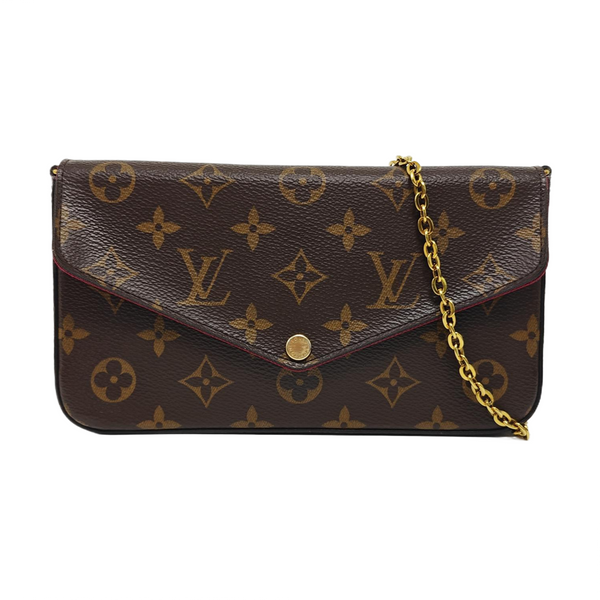 FÉLICIE Monogram Coated Canvas Brown