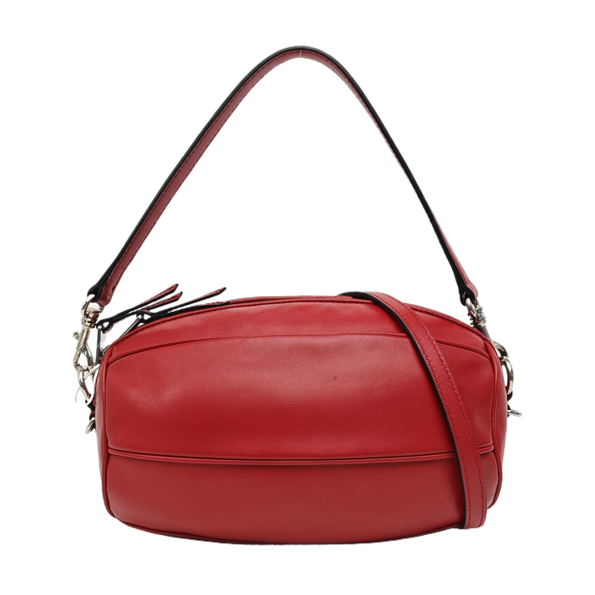 Lambskin Shoulder Bag Red